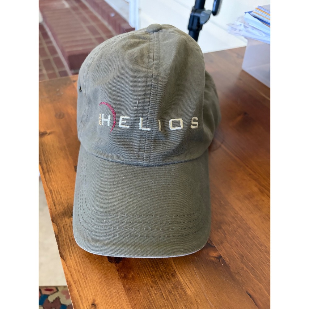 Orvis Rod Shop Helios Baseball Cap Hat Olive Green Adjustable Cotton Fishing